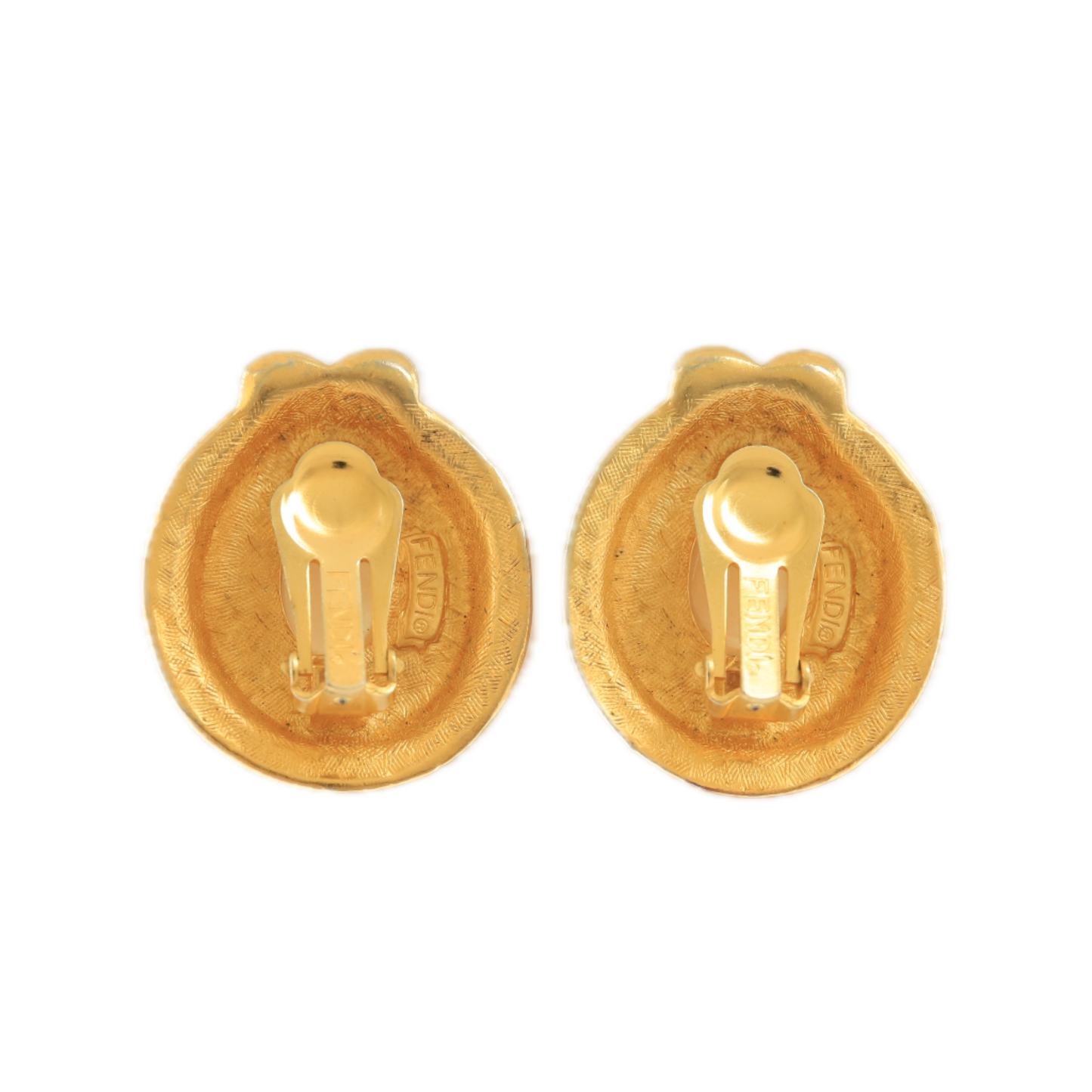 Vintage Fendi Clip-On Earrings