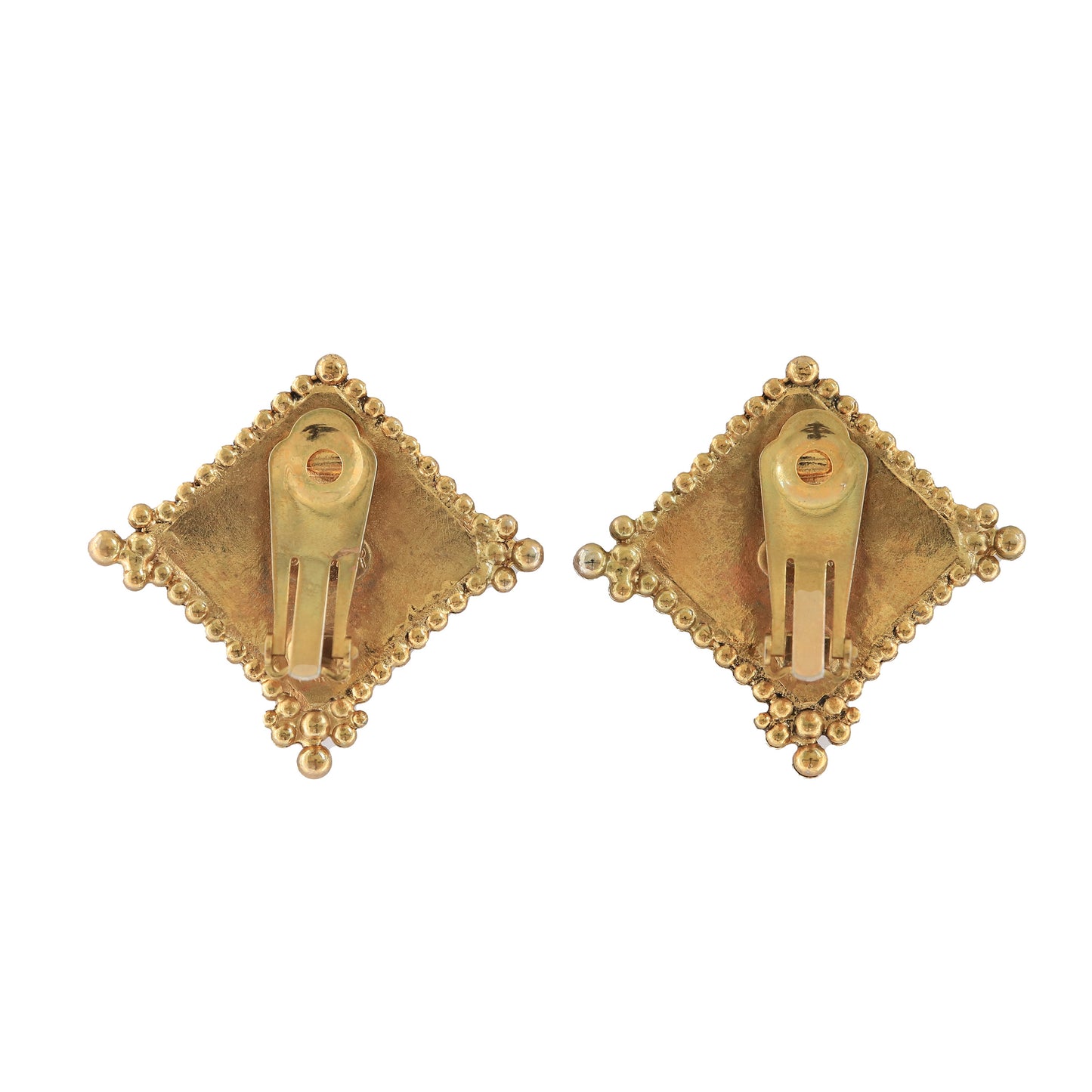 Vintage Oscar De La Renta Clip-on Earrings